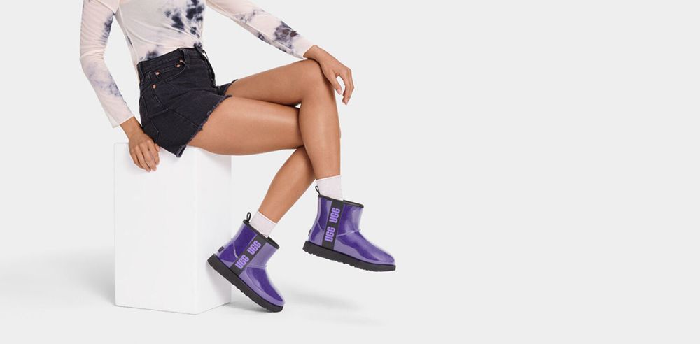 Ugg Mini Boots Canada - Ugg Women's Classic Clear Mini Purple